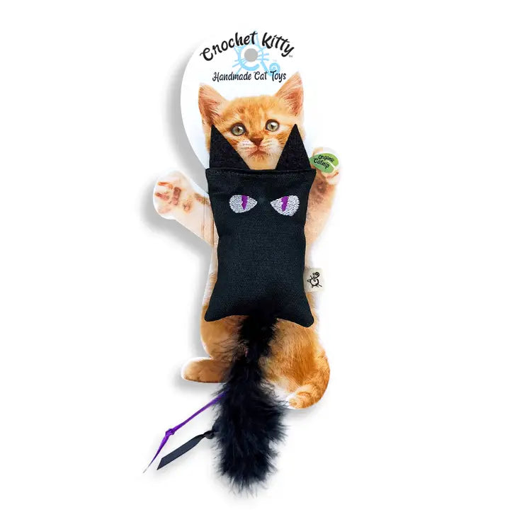 Crochet Kitty - Spooky Black Catnip Cats