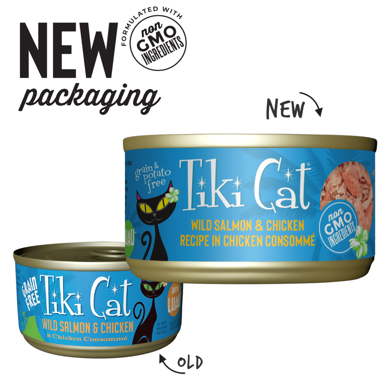 Tiki Cat Luau GF Napili Salmon Chicken 8/6 oz
